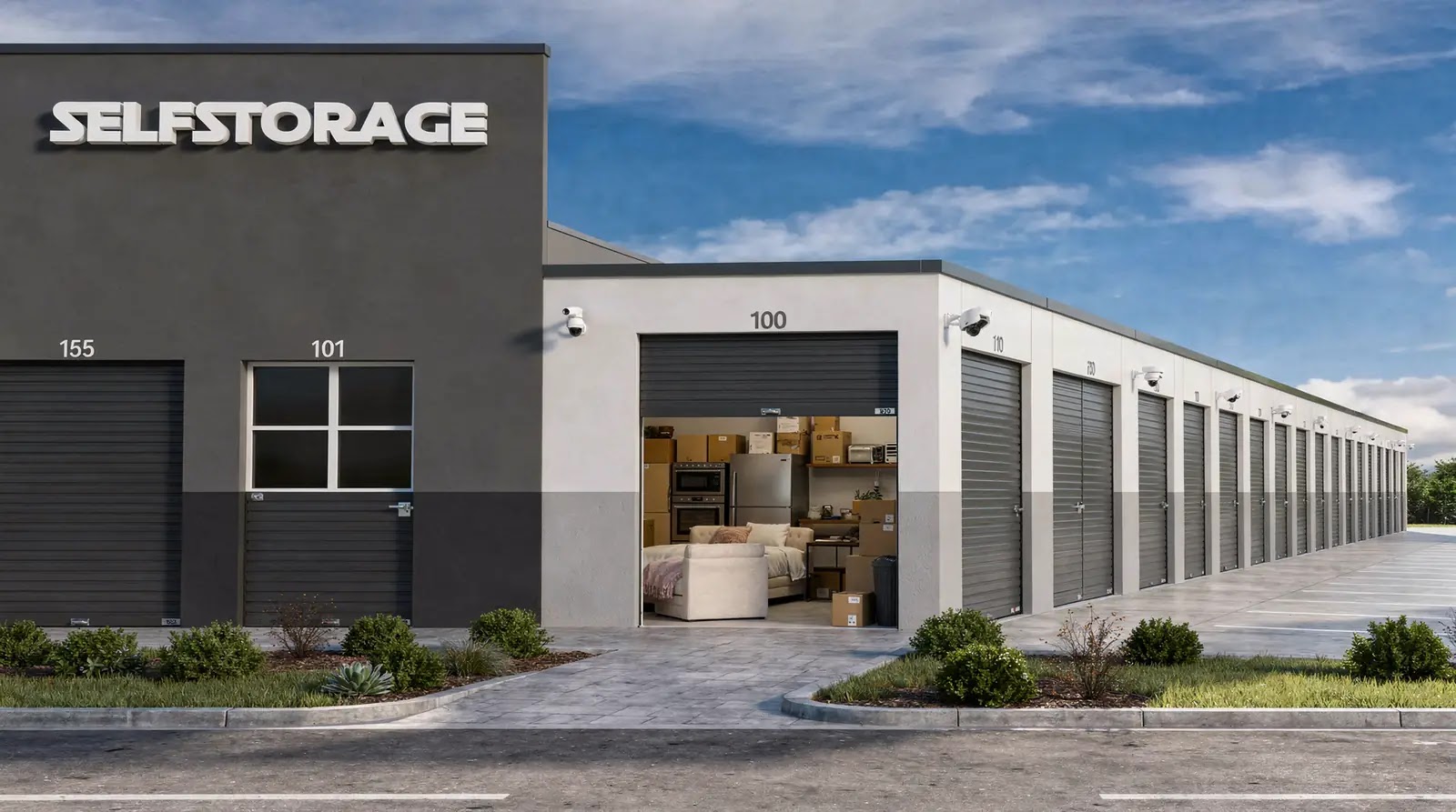 A 10x10 storage unit near me search typically leads renters to a space capable of holding the contents of two full bedrooms or a large family room.